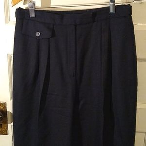 Vintage high waisted pleated baggy wool Jones NY